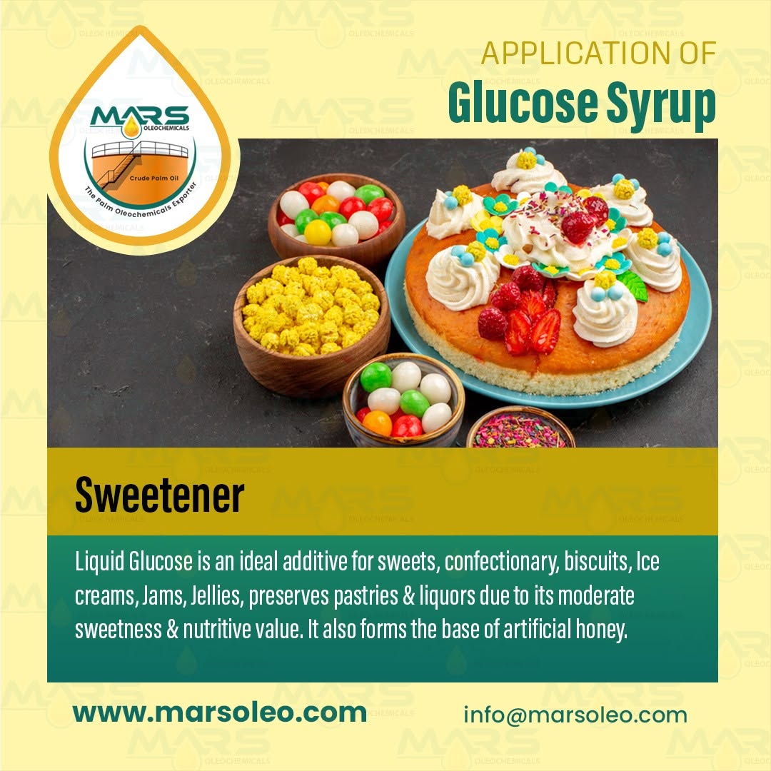 Application of Glucose Syrup as a Sweetener