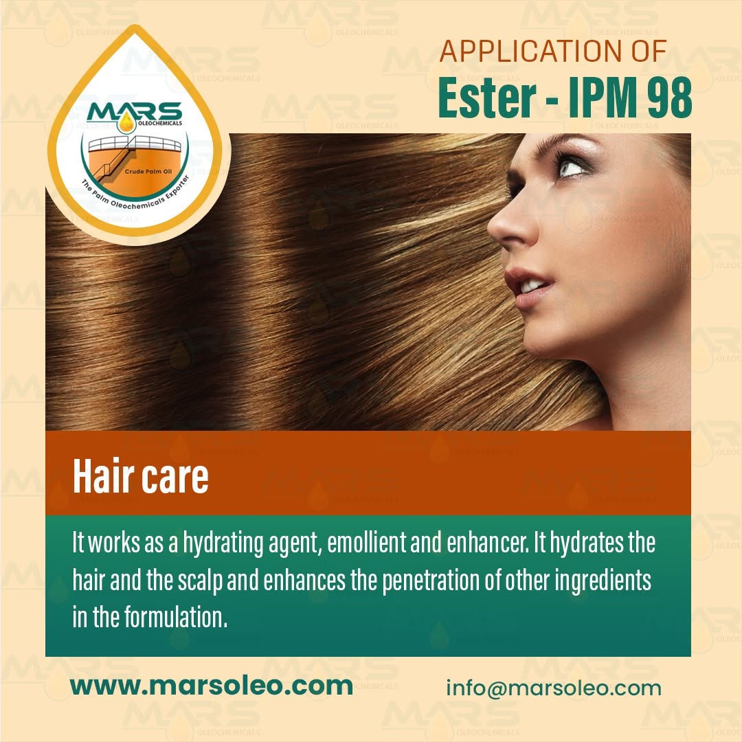 Isopropyl Myristate IPM-98 Advanced Hair Conditioning, Moisturizing & Performance Enhancement