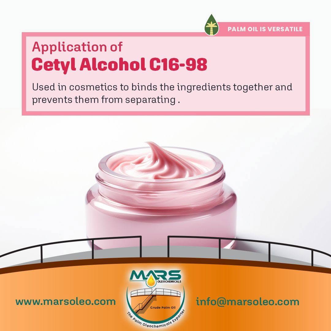 Cetyl Alcohol improves emulsion stability, viscosity, softness and texture across personal-care formulations worldwide.