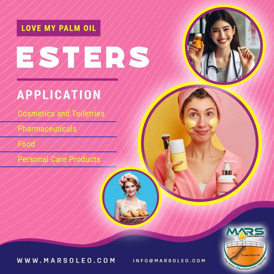 Fatty acid esters are versatile ingredients used in cosmetics, personal care, pharmaceuticals, food, and industry.