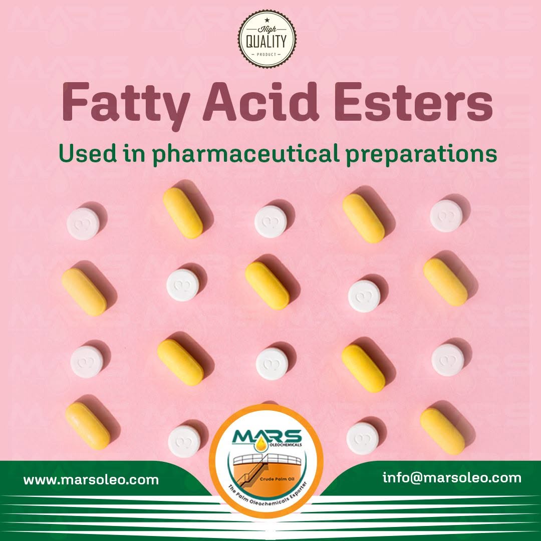 High-quality Fatty Acid Esters for Pharmaceutical Applications