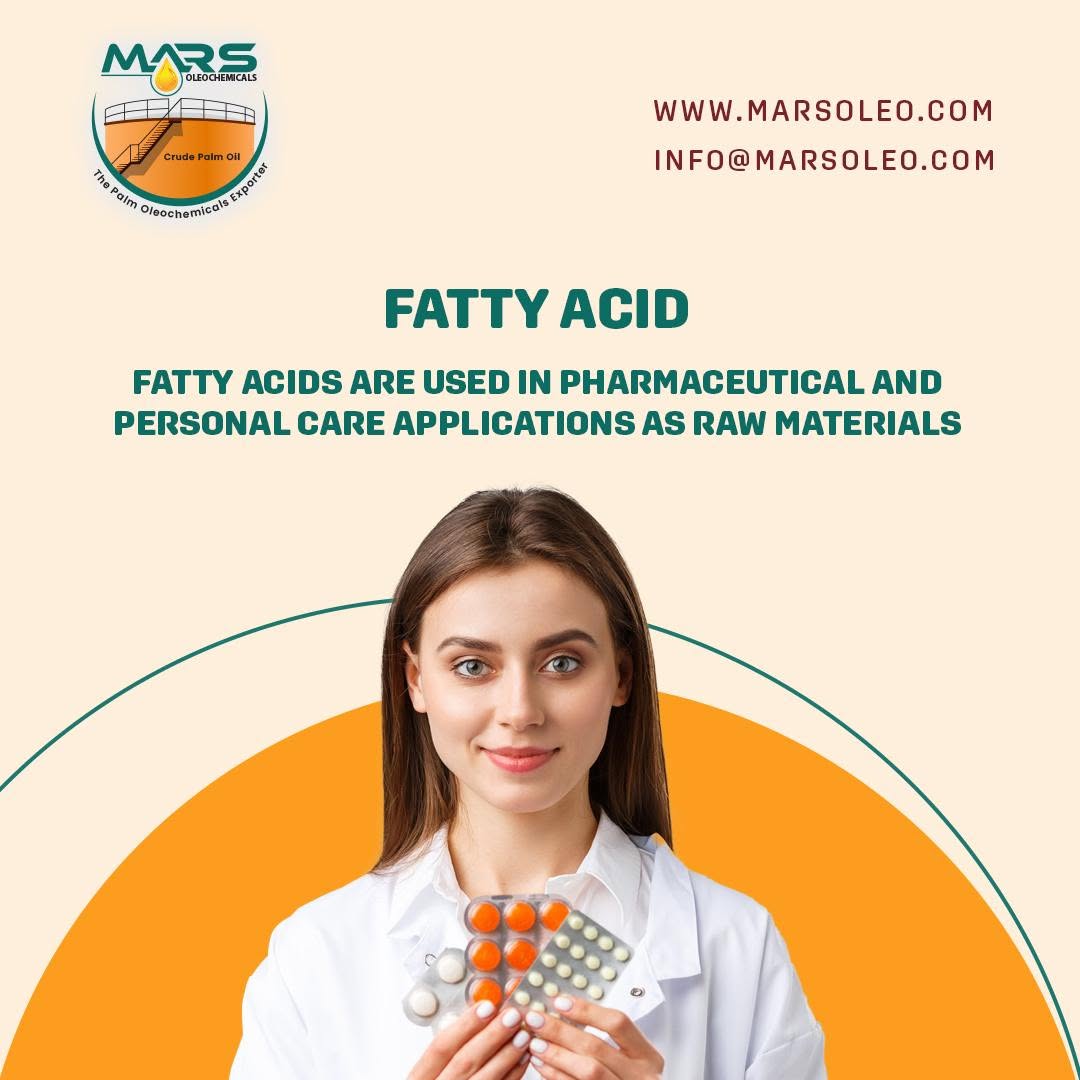 Fatty Acid raw materials for pharmaceutical and personal-care applications.