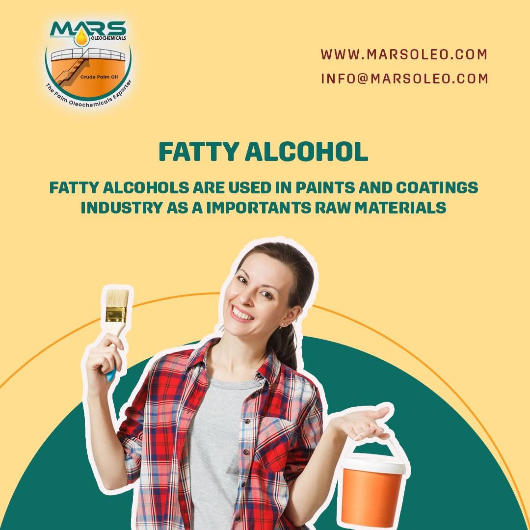 Fatty Alcohol applications in paints and coatings manufacturing.