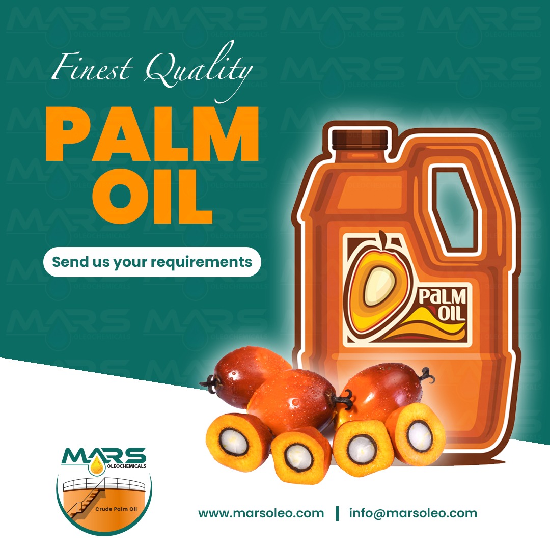 Finest quality palm oil supplier from Malaysia exporting sustainable palm oil products worldwide