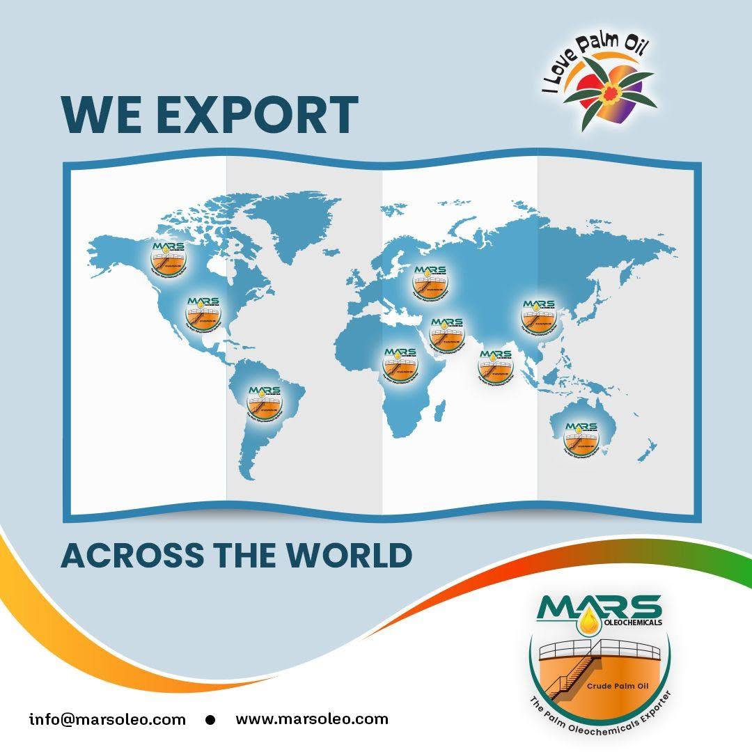 Malaysian Palm Oil and Oleochemical Products Exported Across the World