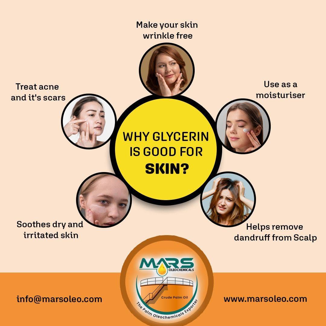 Glycerin is a widely used humectant that supports skin hydration, softness and moisture retention in properly formulated skincare products.