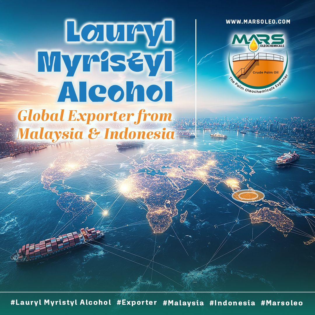 Mars Oleochemicals supplies Lauryl Myristyl Alcohol C12-14 for surfactant, detergent, personal-care and industrial manufacturing across global markets.