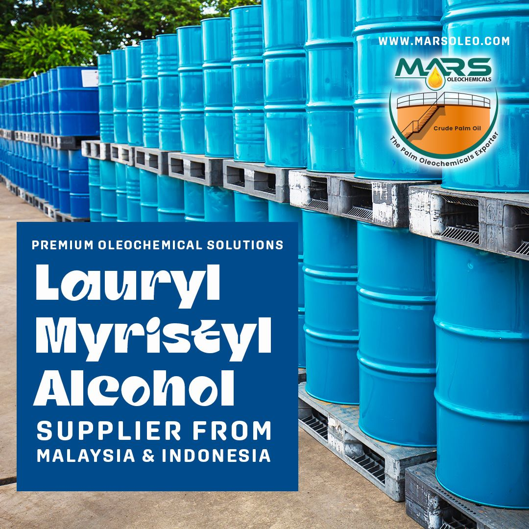 Lauryl Myristyl Alcohol Supplier from Malaysia & Indonesia | Mars Oleochemicals Malaysia