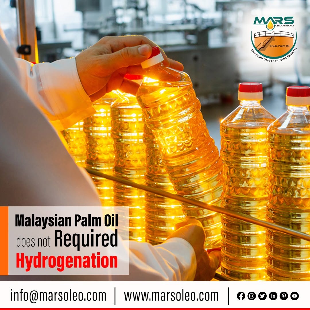 Malaysian palm oil during food processing, non-hydrogenated palm-based solutions for food manufacturing applications.