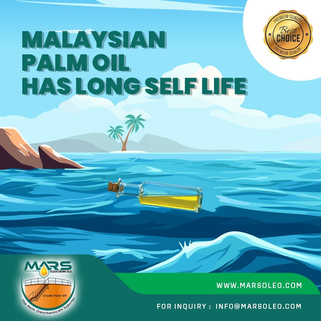 Malaysian palm oil good oxidative stability, storage performance and versatile commercial applications.