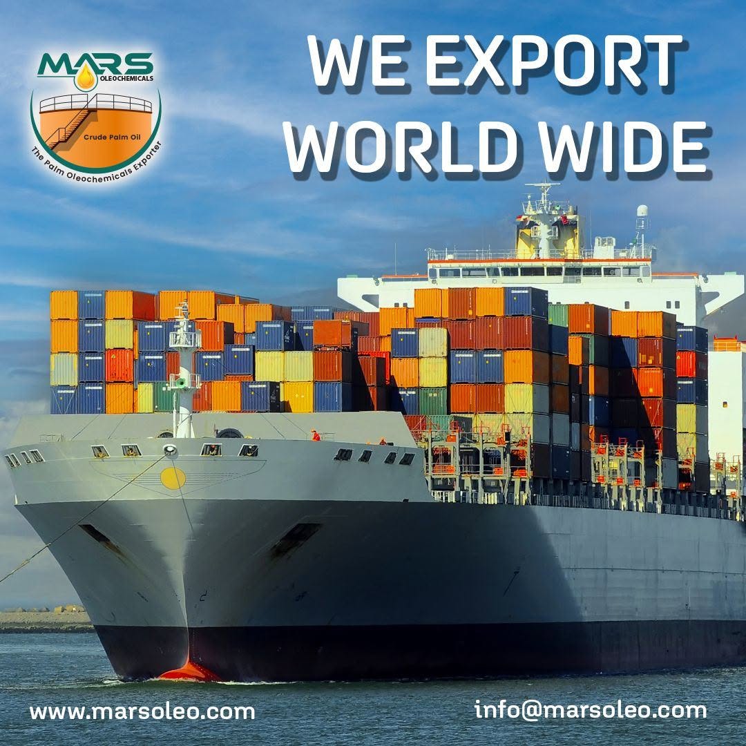 Mars Oleochemicals supplies Malaysian palm oil and palm-derived ingredients to international manufacturing markets.