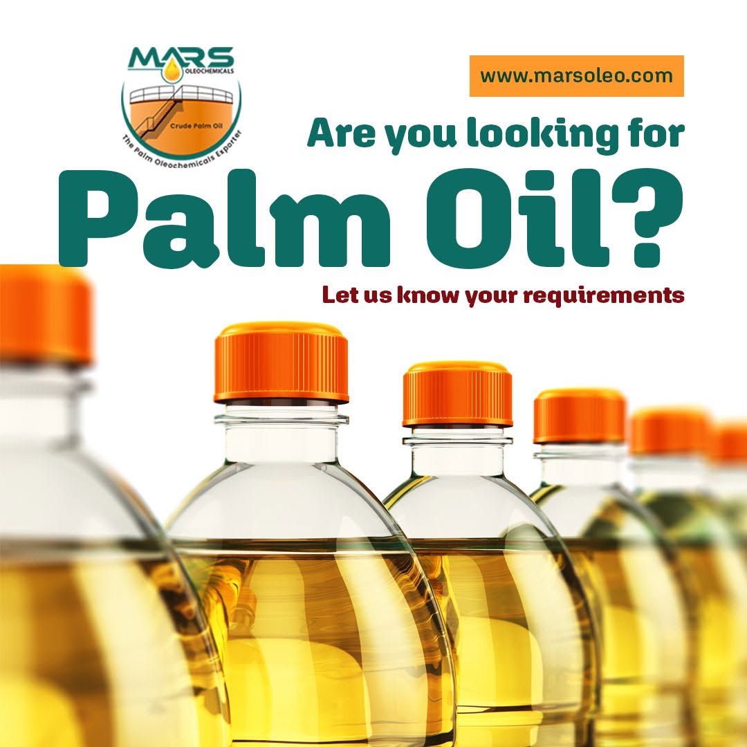 Premium Palm Oil Supplier Malaysia | Mars Oleochemicals Malaysia