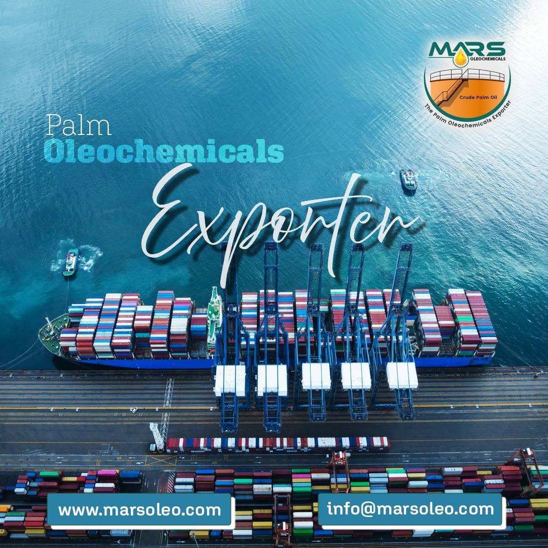 Mars Oleochemicals supplies Malaysian palm-based oleochemicals to manufacturers, importers and distributors across global markets.