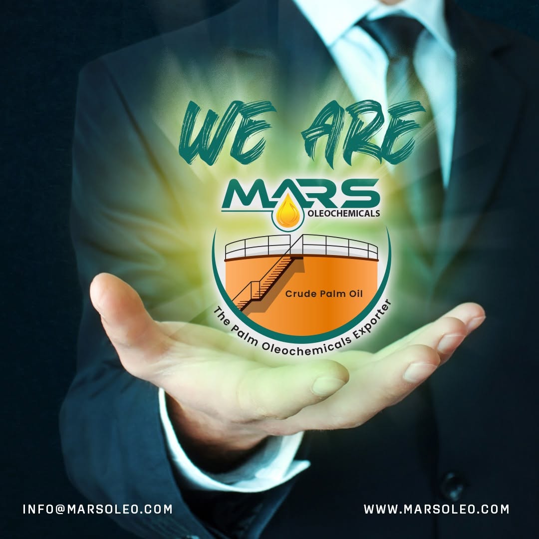 Mars Oleochemicals exporter the company held by a business professional for global oleochemical supply.