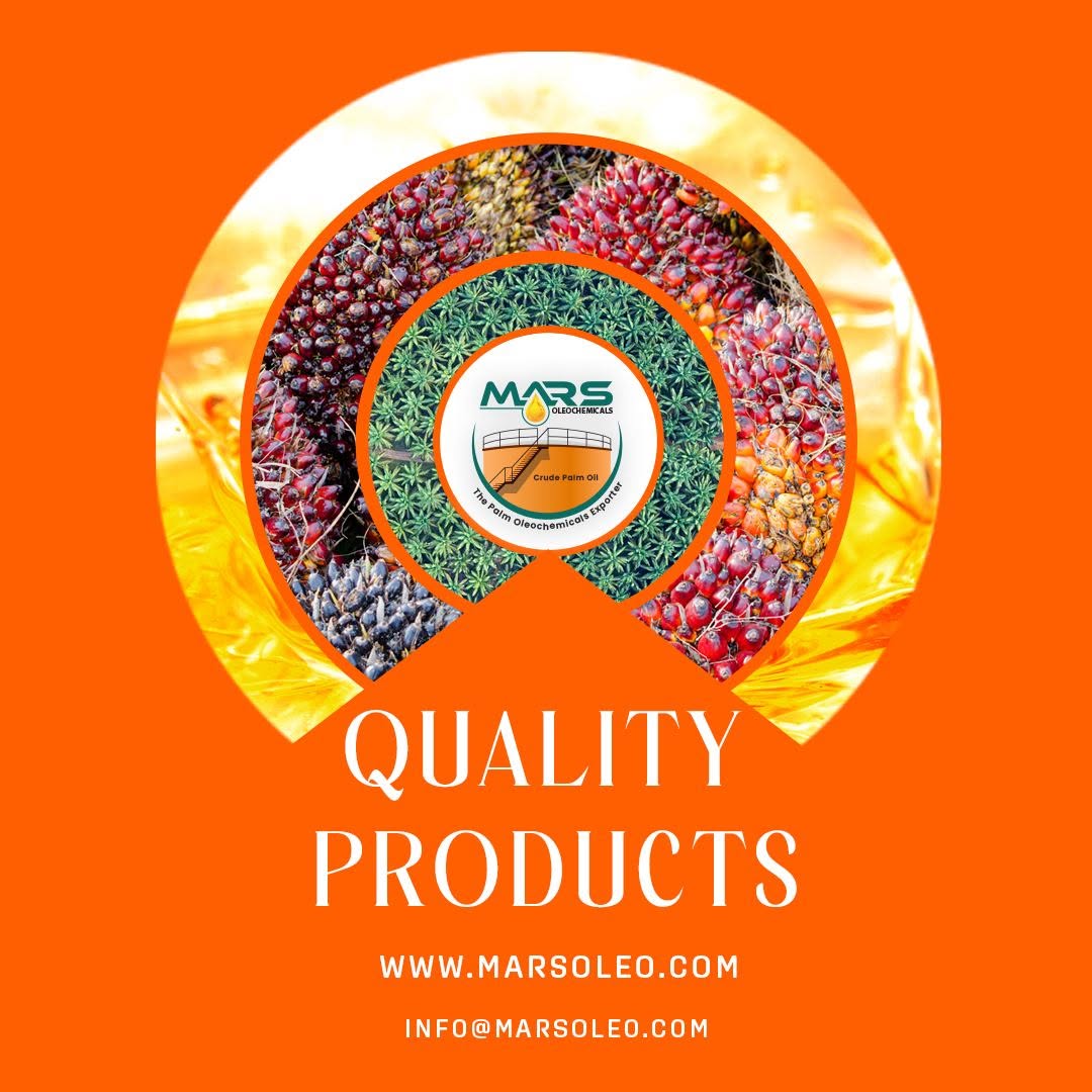 Mars Oleochemicals quality products featuring oil palm fruits, plantation and palm-based oleochemical products.