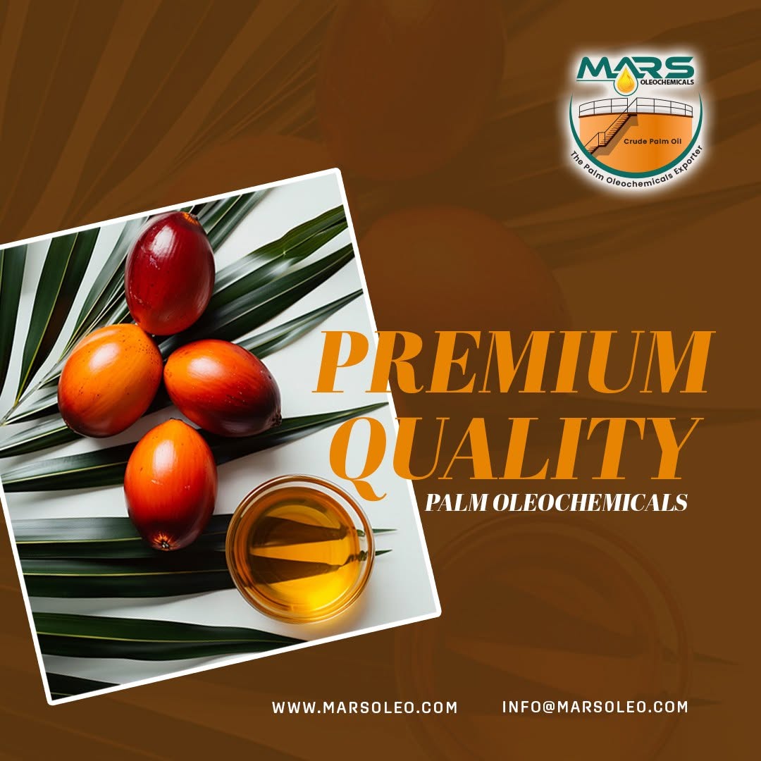 Malaysian palm oil and palm-based oleochemical ingredients for global manufacturing industries.