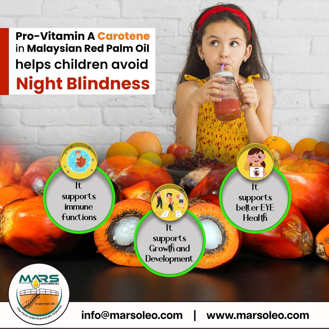 Malaysian red palm oil provitamin A carotenoids and vitamin A nutrition in children.