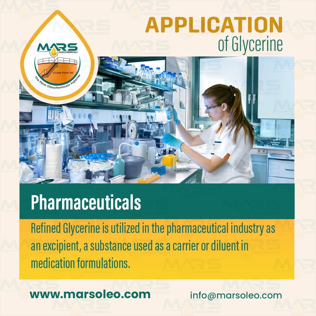 Complete guide to refined glycerine used as an excipient, carrier, diluent, solvent, humectant and sweetener in pharmaceutical formulations, medicines and cough syrups