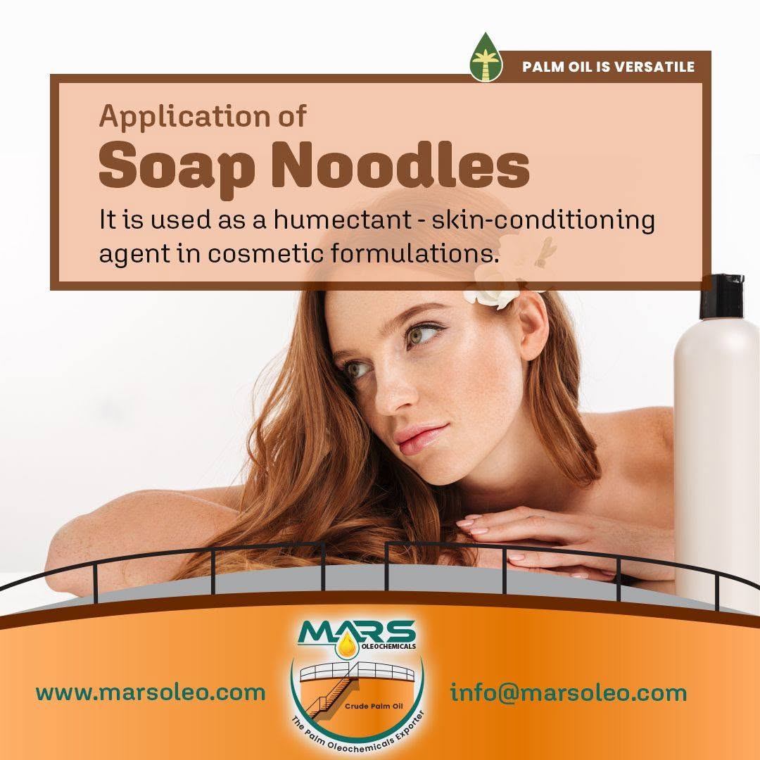 Palm-based soap noodles provide a consistent base for manufacturing beauty soaps, toilet bars and specialty cleansers.