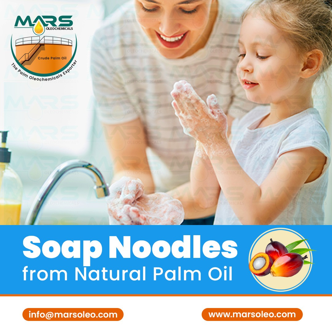 Soap Noodles from Natural Palm Oil | Mars Oleochemicals Malaysia