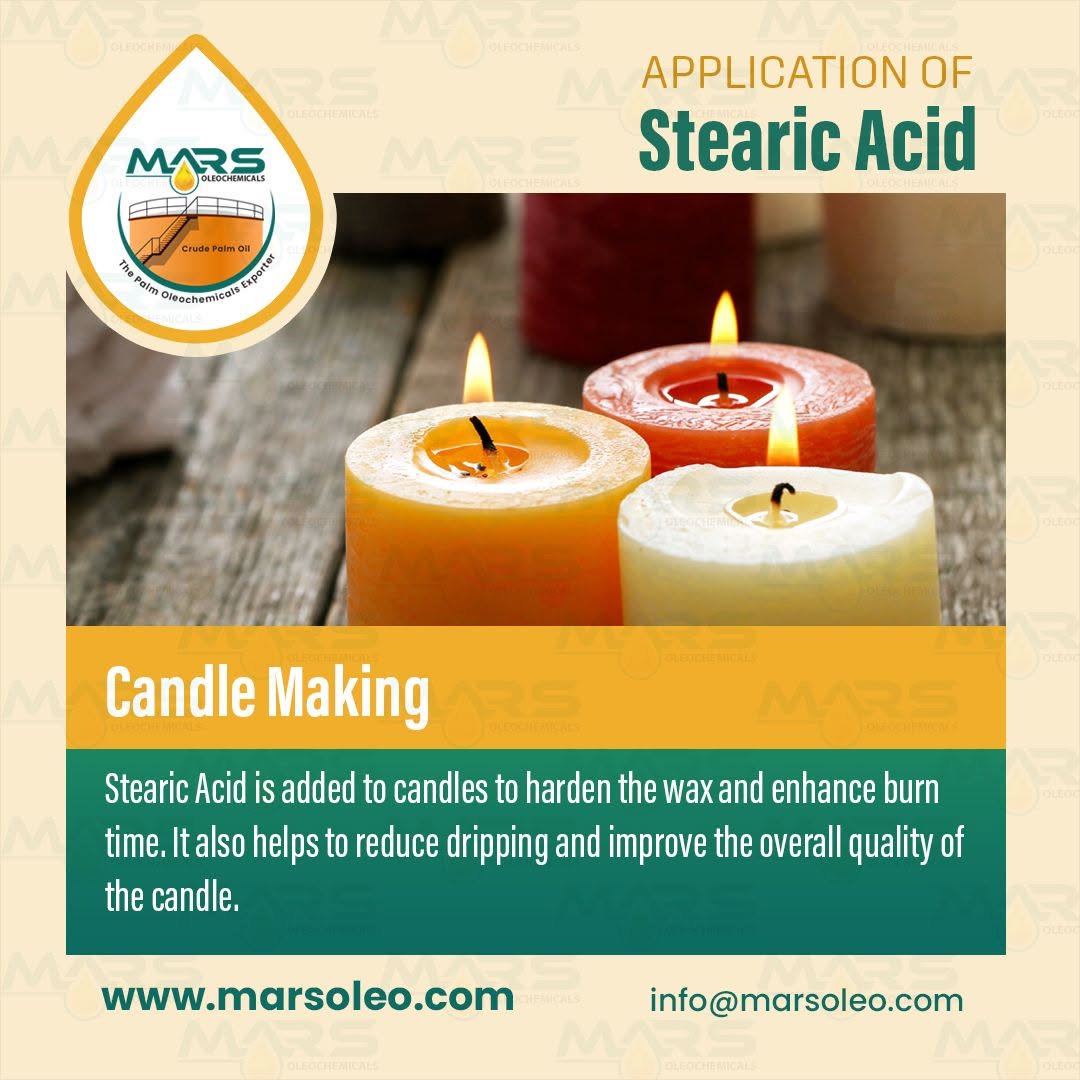 Stearic Acid used in soap manufacturing and hard soap bar Production