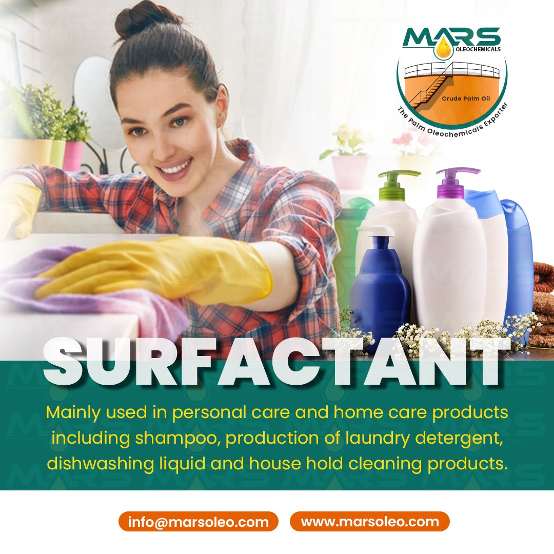 Surfactant from Natural Palm Oil | Mars Oleochemicals Malaysia