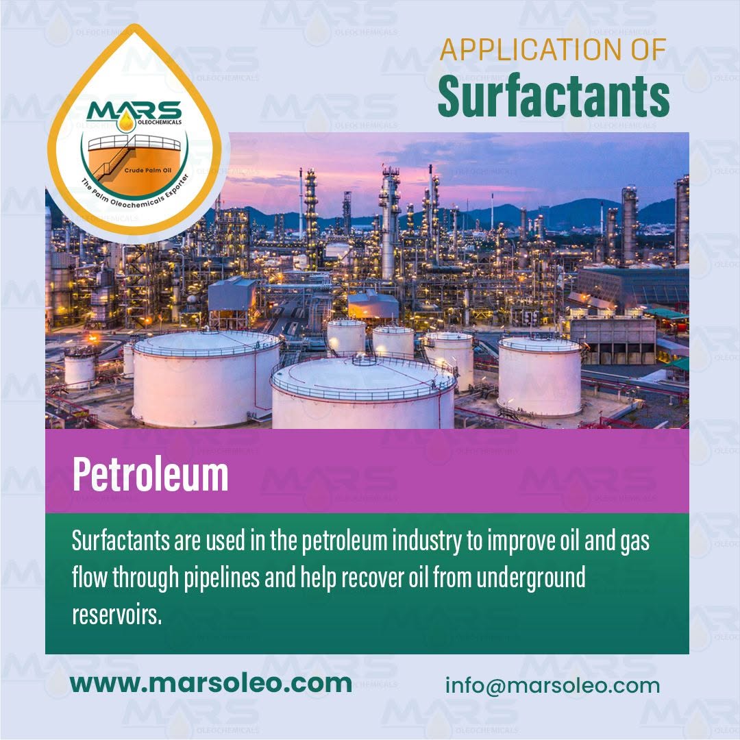 Surfactants for Petroleum Industry Applications