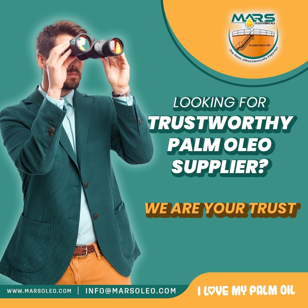 Mars Oleochemicals featuring a buyer searching for a trustworthy Malaysian palm oleochemical supplier.