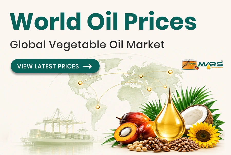 World Oil Prices and global vegetable oil market from Mars Oleochemicals Malaysia